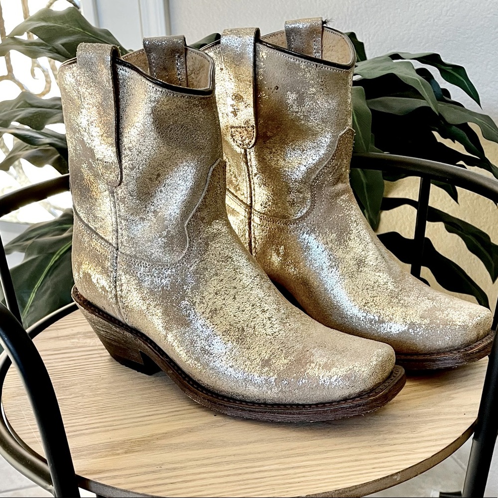 CoFi Leather Metallic Boots